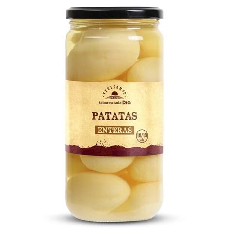 Patatas baby en tarro de cristal