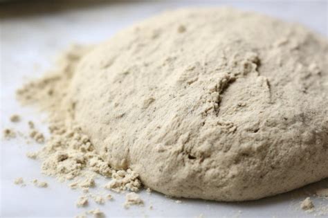 Masa de pan sin gluten antes de hornear