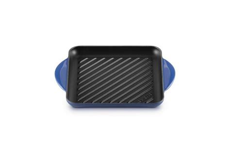 Parrilla cuadrada Le Creuset en uso
