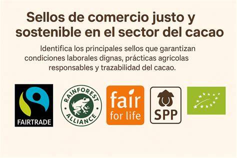 Certificaciones de cacao sostenible y comercio justo