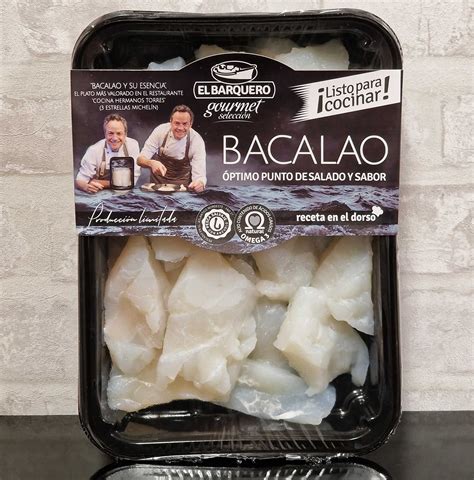 Bacalao desmigado listo para cocinar