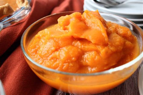 Preparación de puré de calabaza casero