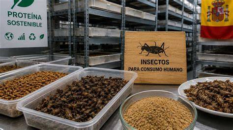Granja de insectos para consumo humano