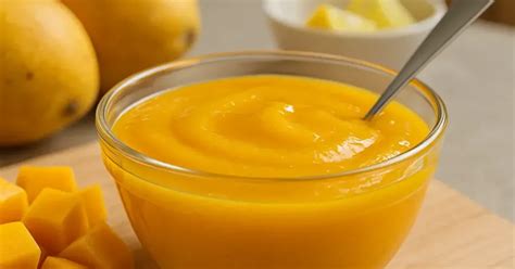 Puré de mango recién triturado en Thermomix