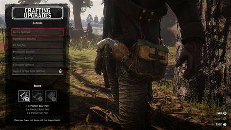 Libro de recetas de artesanía en Red Dead Redemption 2