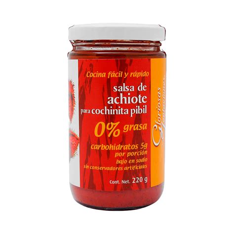 Salsa de achiote casera lista para usar