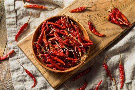 Chiles guajillo secos