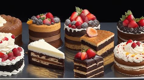Variedad de pasteles reconfortantes