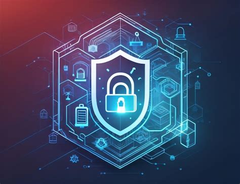 Iconos representando seguridad digital: candado, escudo, huella digital