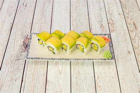 Sushi de mango y aguacate de Veganashi