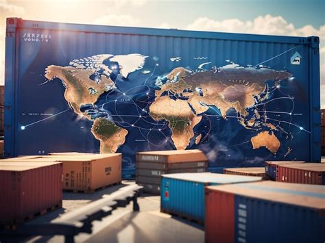 Mapa de distribución global de productos