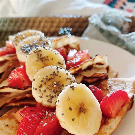 Crepes de avena y plátano