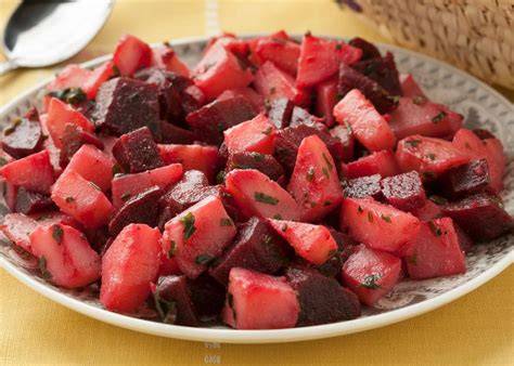 Remolacha y lenteja roja, ingredientes principales