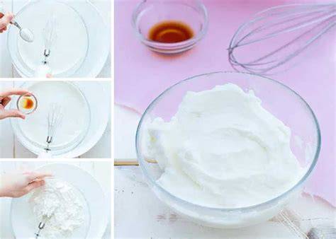 Ingredientes y utensilios para preparar la crema