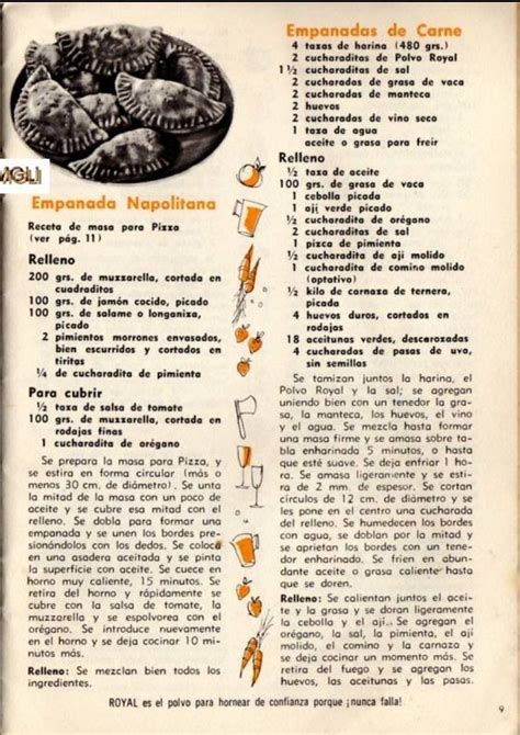 Empanadas catalanas antiguas