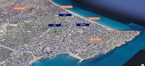 Mapa de ubicación de Pizza Gigante en San Juan de Alicante