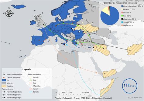 Mapa de las migraciones judías en Europa