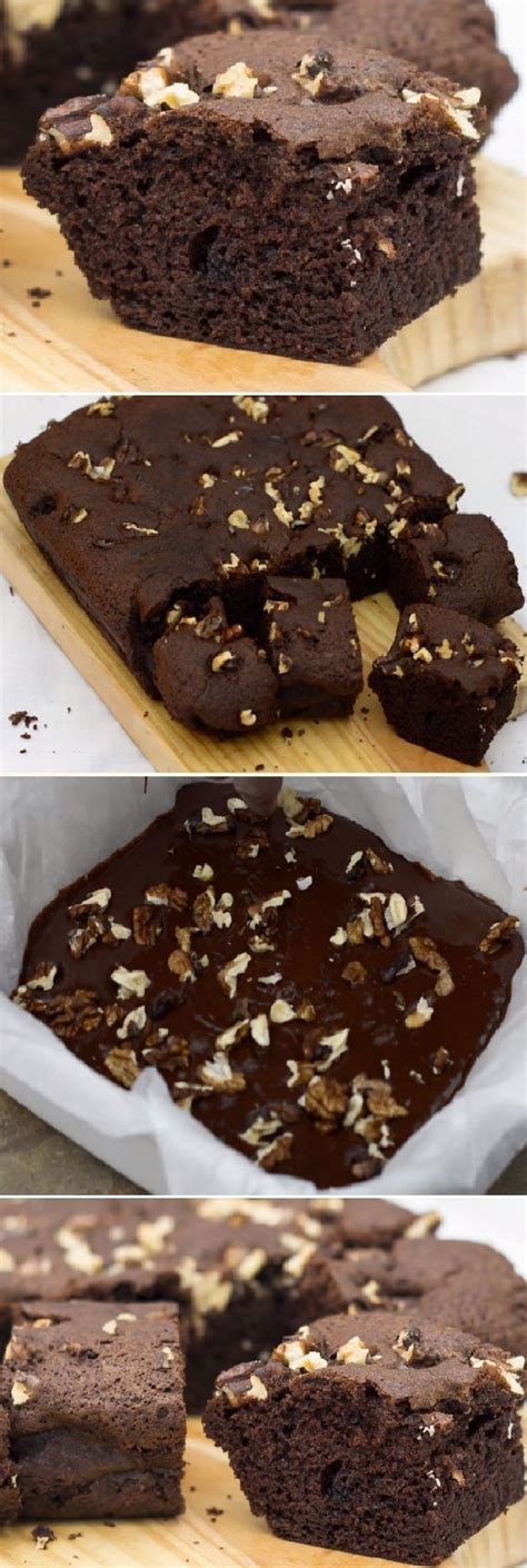 Brownie de chocolate crujiente por fuera y jugoso por dentro