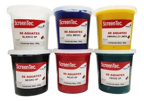 Muestra de tinta a base de agua en papel