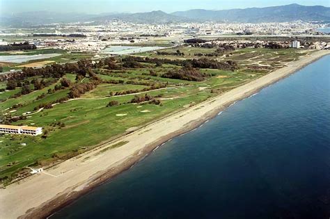Mapa de la Playa de Guadalmar y Campo de Golf, Málaga