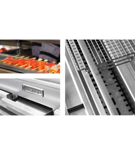 Detalle de un Robata Grill de Josper