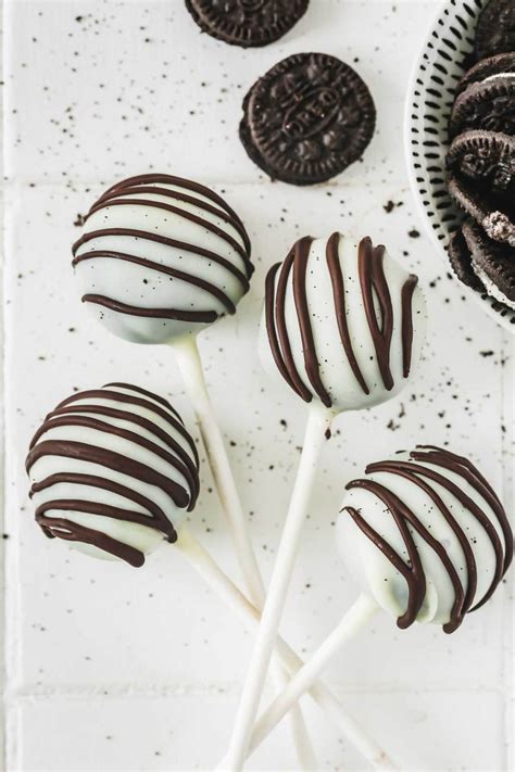 Cake pops de Oreo decorados