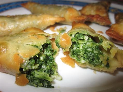 Empanadillas de espinacas y queso