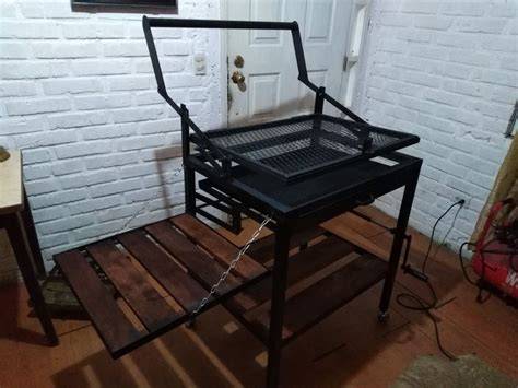 Parrilla giratoria con sistema de seguridad