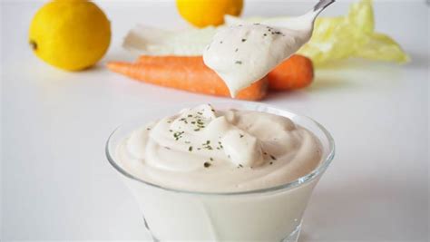 Ingredientes para mayonesa vegana de tofu