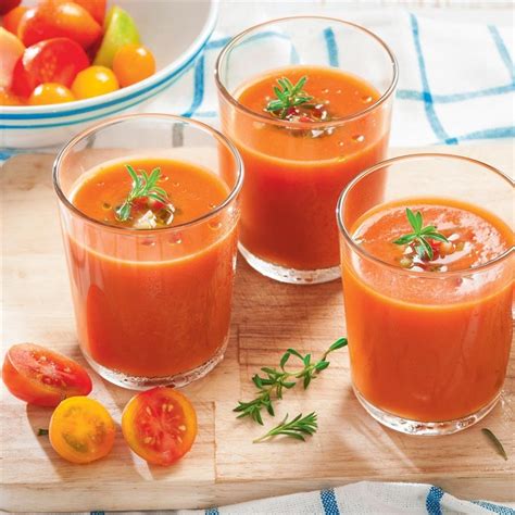 Gazpacho en un vaso