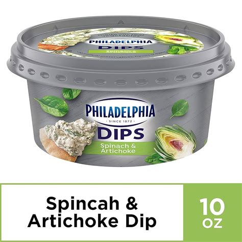 Dip de alcachofas y Philadelphia con crudités y tostadas