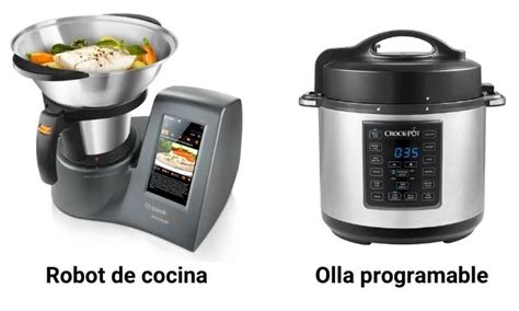 Tabla comparativa: Olla programable vs. Robot de cocina