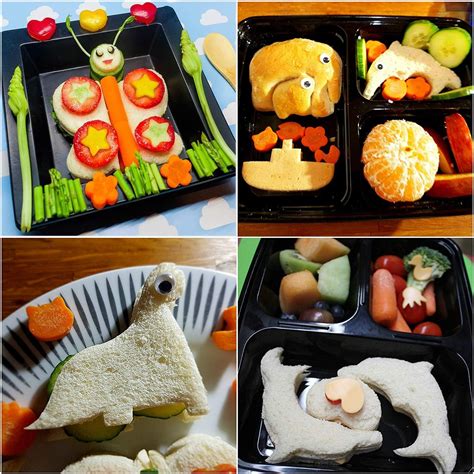 Tostadas con formas de animales