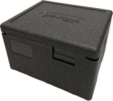 Caja aislante para catering con asa ergonómica