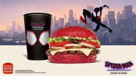 Hamburguesa Spider-Verse de Burger King