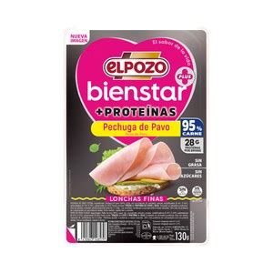 Variedad de pechuga de pavo El Pozo