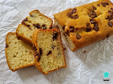 Masa de bizcocho con pepitas de chocolate