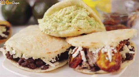 Diferentes rellenos para arepas