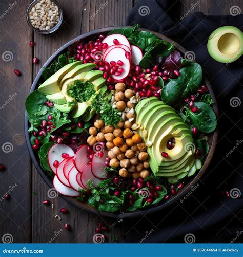 Variedad de ingredientes para una ensalada colorida