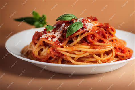 Plato de pasta artesanal con salsa clásica