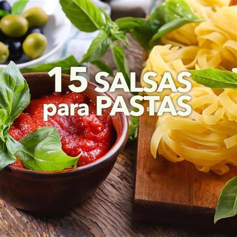 Tabla comparativa de ingredientes para salsas de pasta