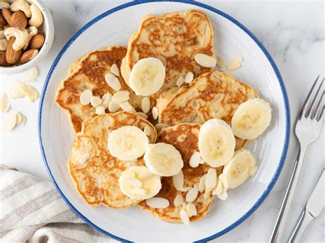 Ingredientes para tortitas de plátano sin huevo