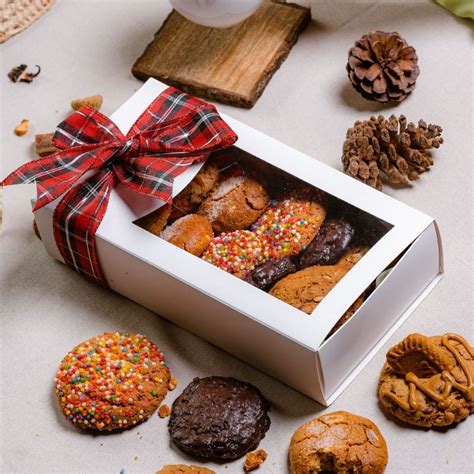 Galletas navideñas en caja para regalo