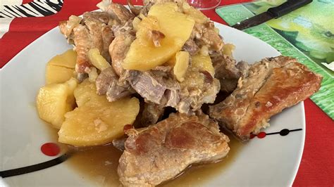 Costillas de cerdo en olla exprés