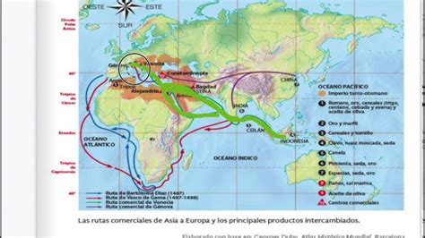 Mapa de las rutas de expansión del curry