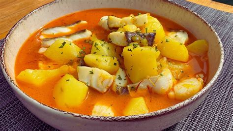 Ingredientes para el bacalao con huevos y patatas