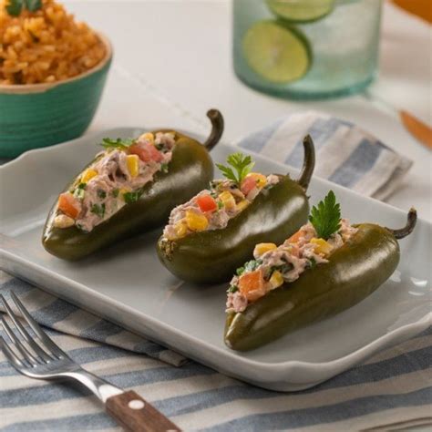 Relleno de atún para jalapeños