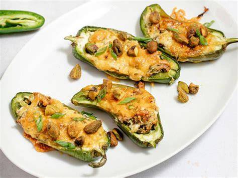 Jalapeños rellenos en el horno