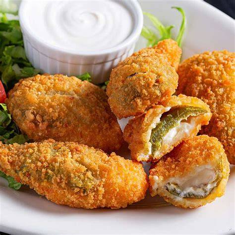 Jalapeños rellenos fritos