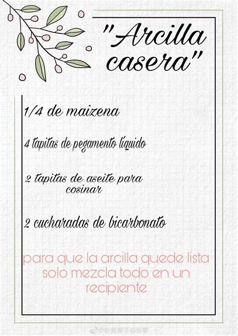 Ingredientes y proceso para hacer arcilla casera de maicena